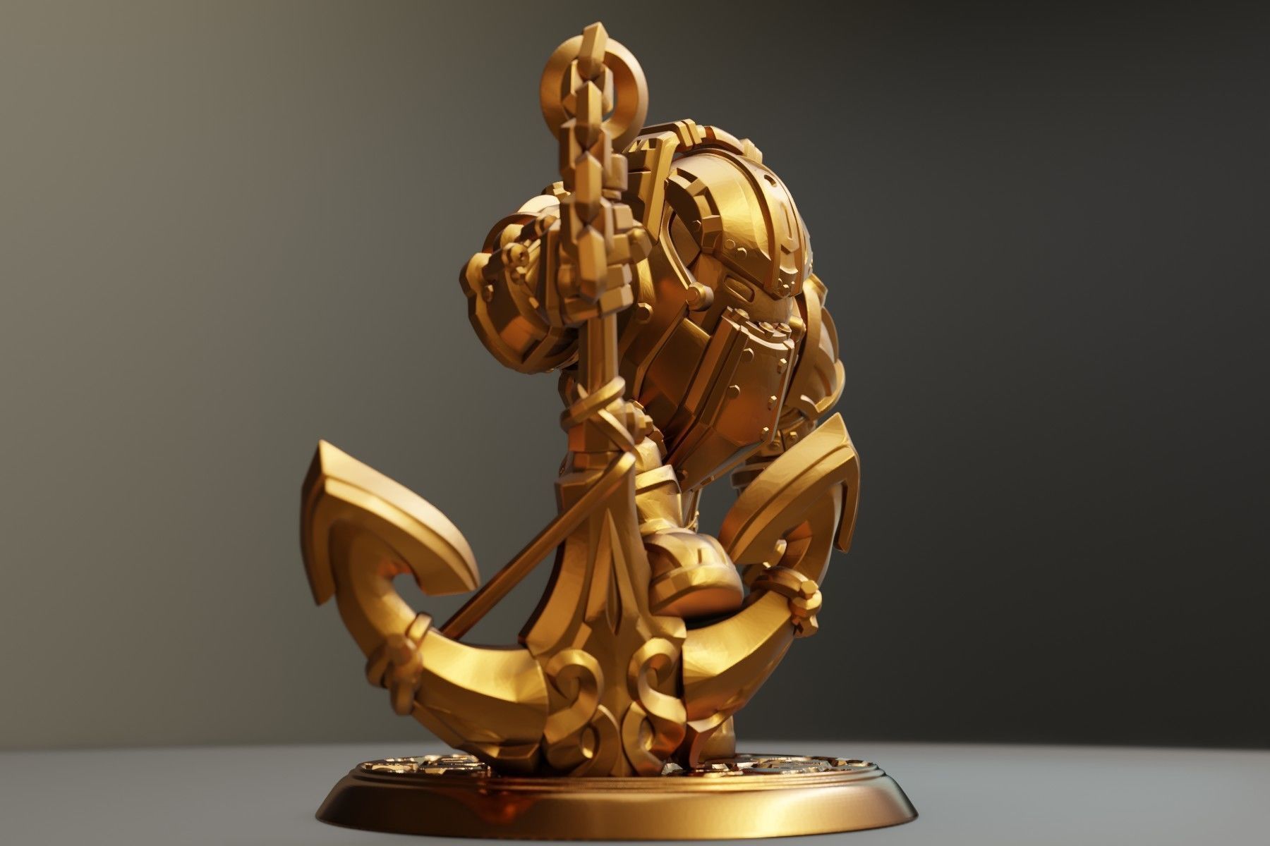 NAUTILUS - LEAGUE OF LEGENDS 3D print model_2