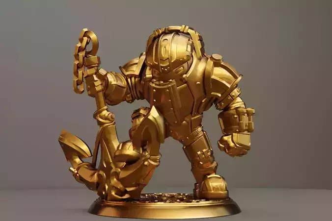 NAUTILUS - LEAGUE OF LEGENDS 3D print model