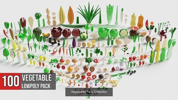Ultimate Pack - Fruits And Vegetables Model Packs Collection 5