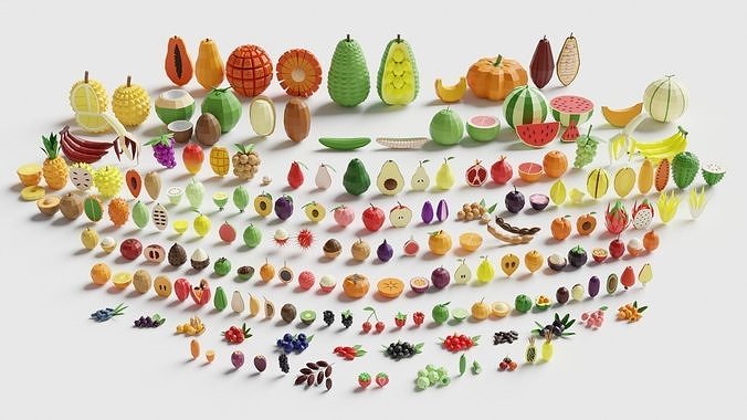 Ultimate Pack - Fruits And Vegetables Model Packs Collection 3