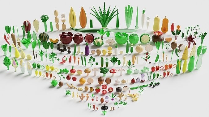 Ultimate Pack - Fruits And Vegetables Model Packs Collection 6