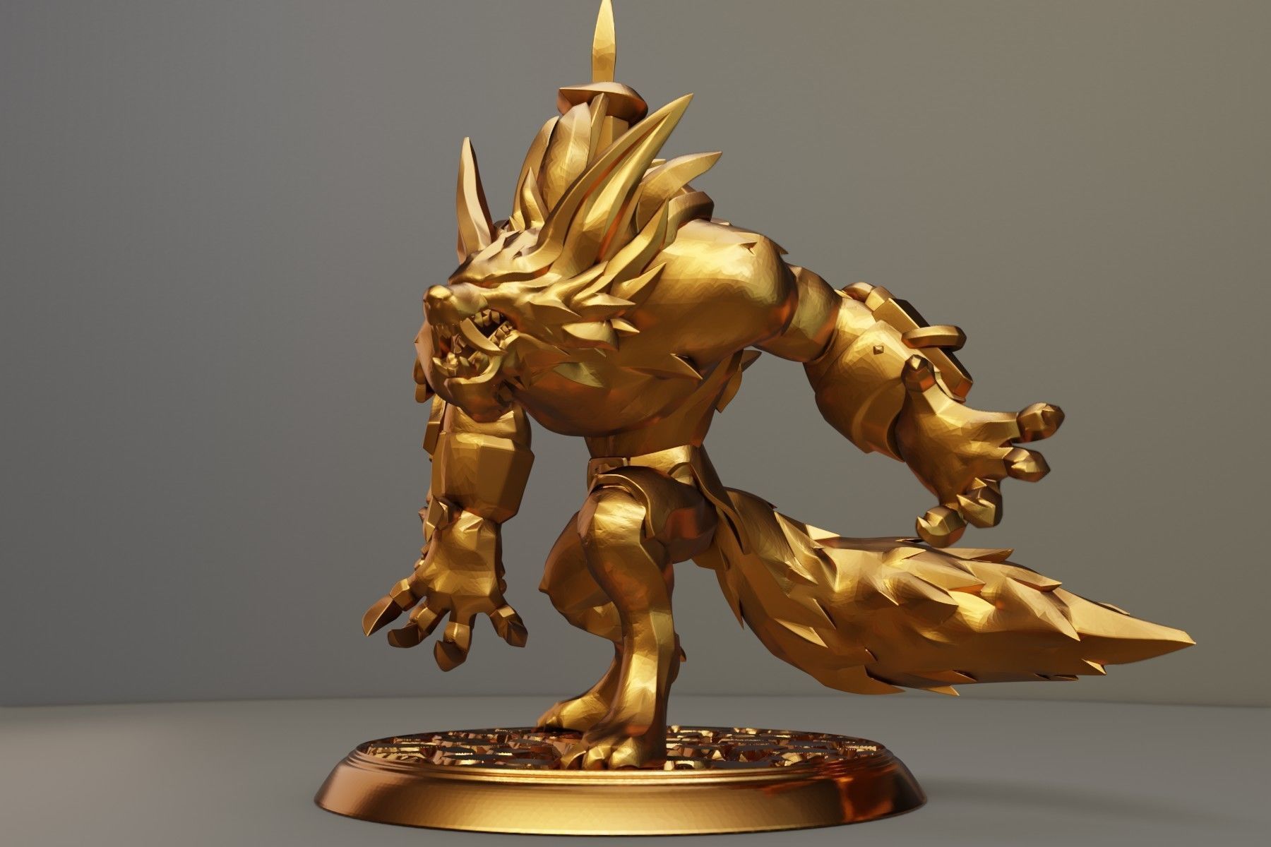 WARWICK - LEAGUE OF LEGENDS 3D print model_1