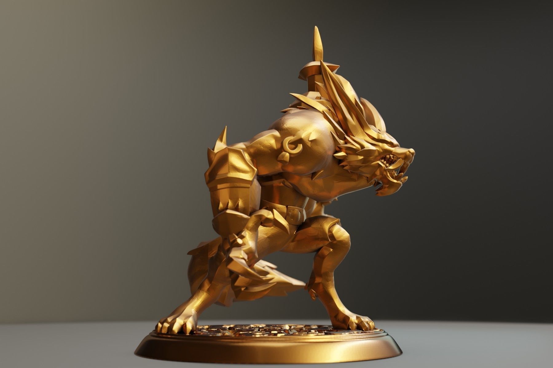 WARWICK - LEAGUE OF LEGENDS 3D print model_2