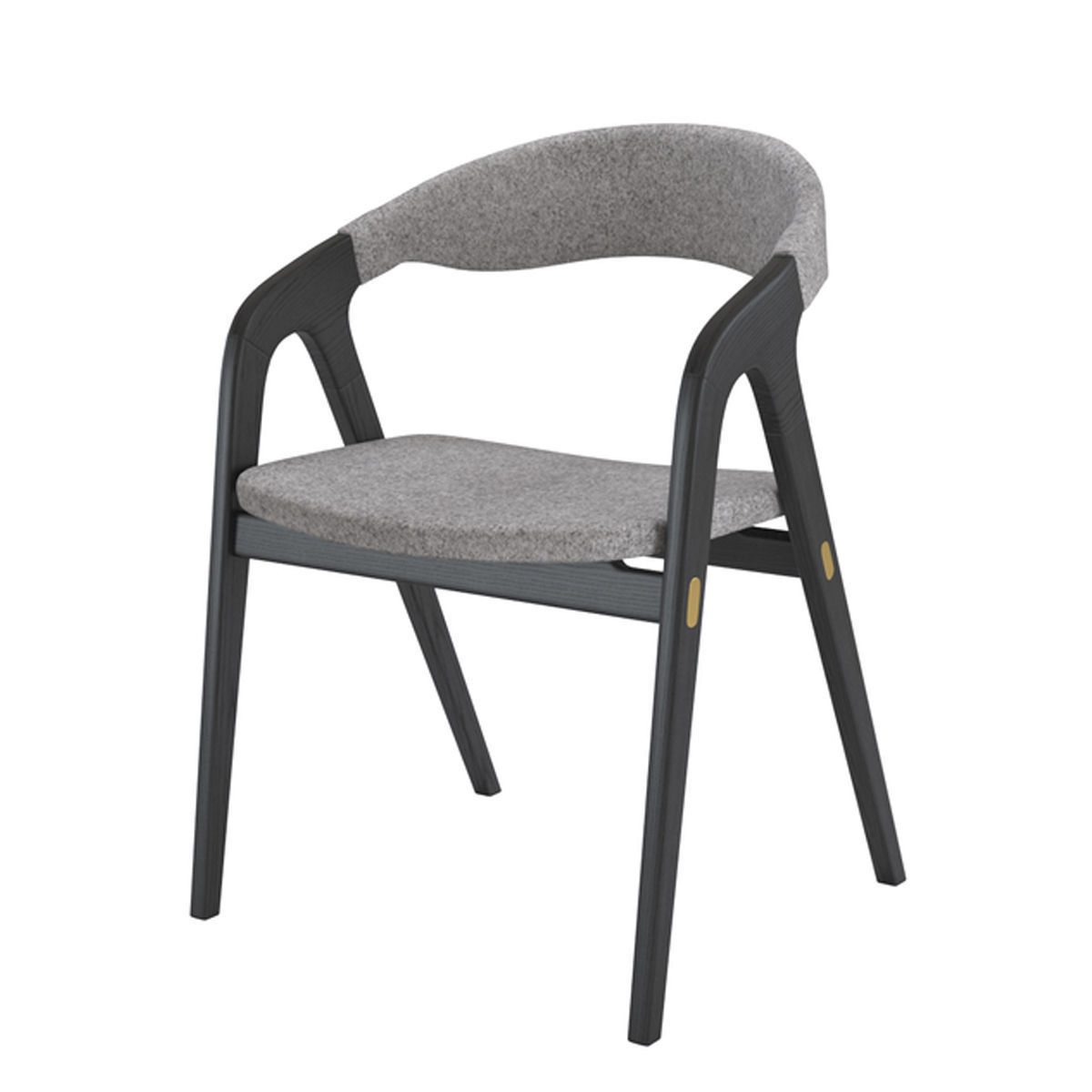 Kaede Chair by Modloft 3D model_2