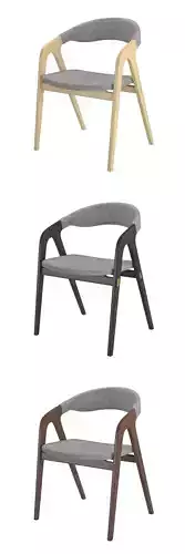 Kaede Chair by Modloft 3D model