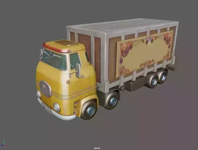 TOON Truck 02 3D model
