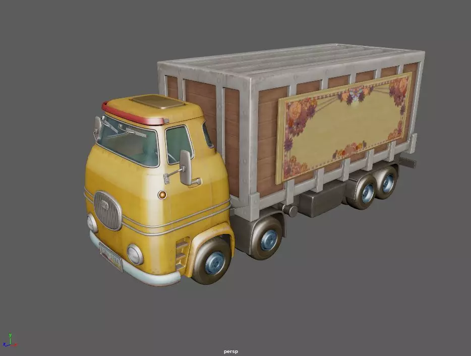 TOON Truck 02 3D model_0