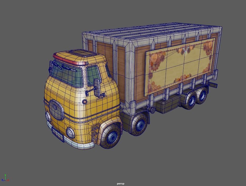 TOON Truck 02 3D model_1