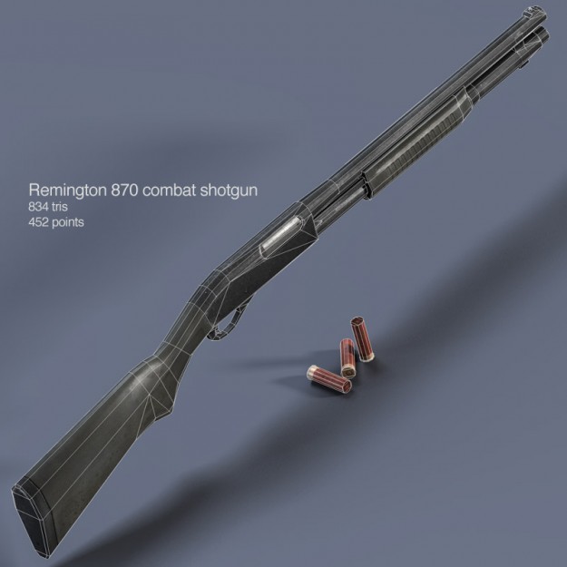 Low Poly Weapons Mega Pack Low-poly 3D model_18