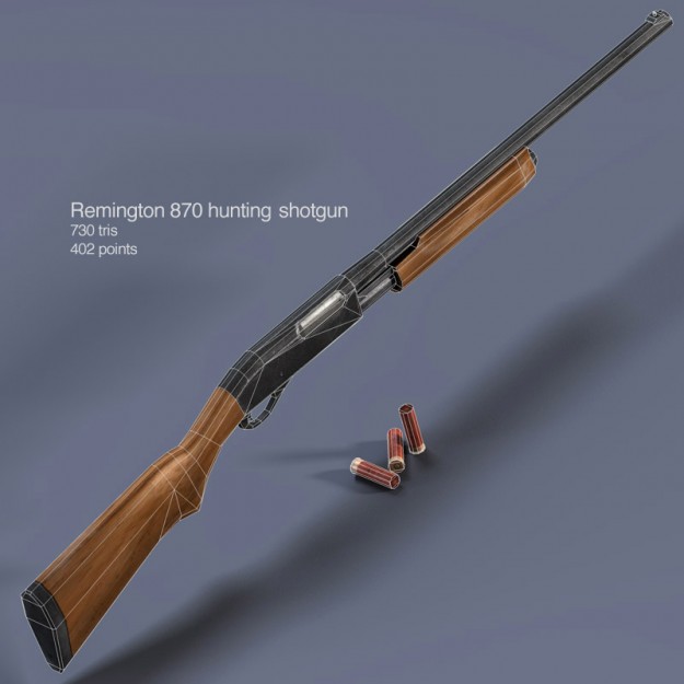 Low Poly Weapons Mega Pack Low-poly 3D model_20