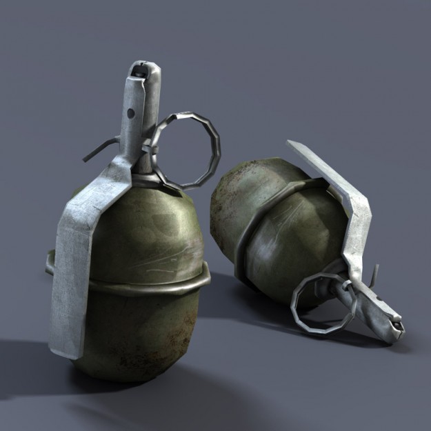 Low Poly Weapons Mega Pack Low-poly 3D model_21