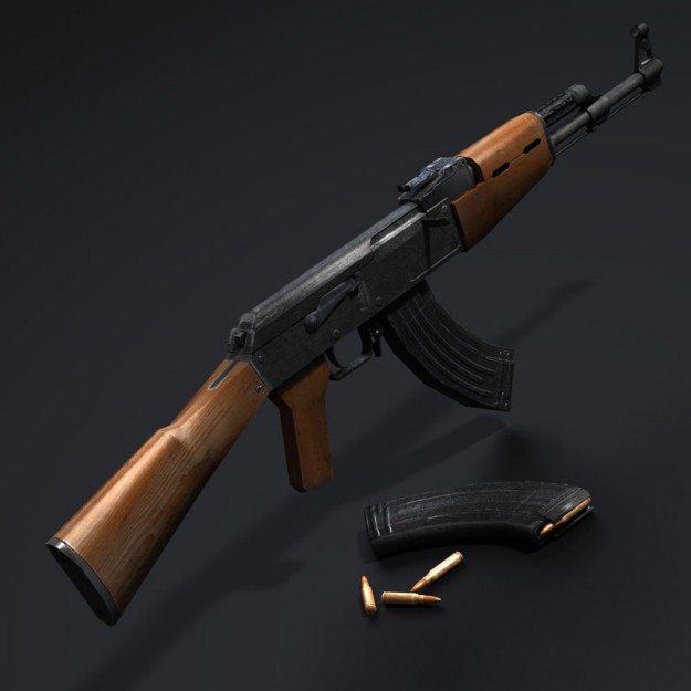 Low Poly Weapons Mega Pack Low-poly 3D model_1