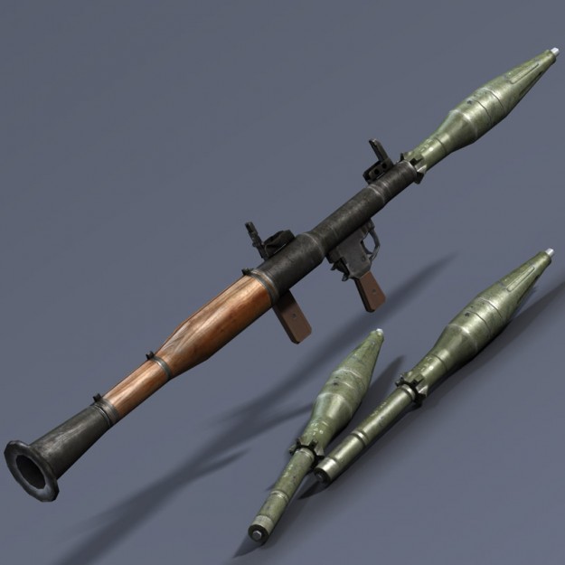 Low Poly Weapons Mega Pack Low-poly 3D model_23