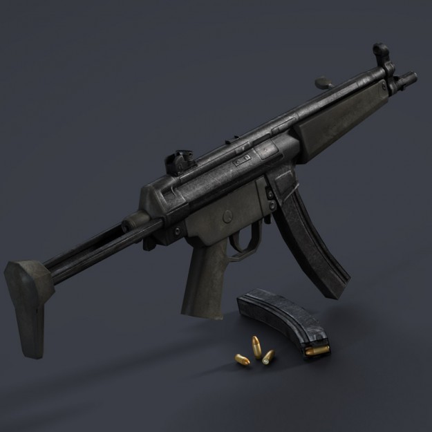 Low Poly Weapons Mega Pack Low-poly 3D model_11