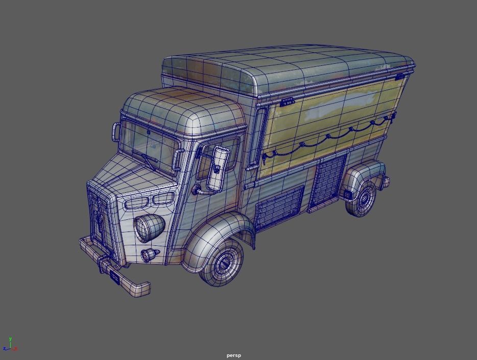 TOON Truck 01 3D model_1