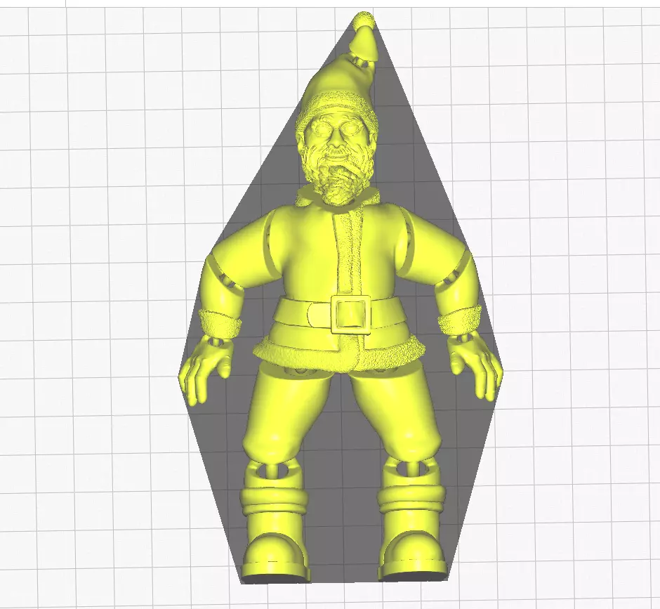 ARTICULATED SANTA CLAUS 3D print model_0