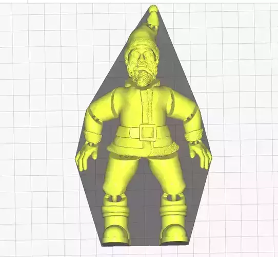 ARTICULATED SANTA CLAUS 3D print model ARTICULATED SANTA CLAUS 3D print model