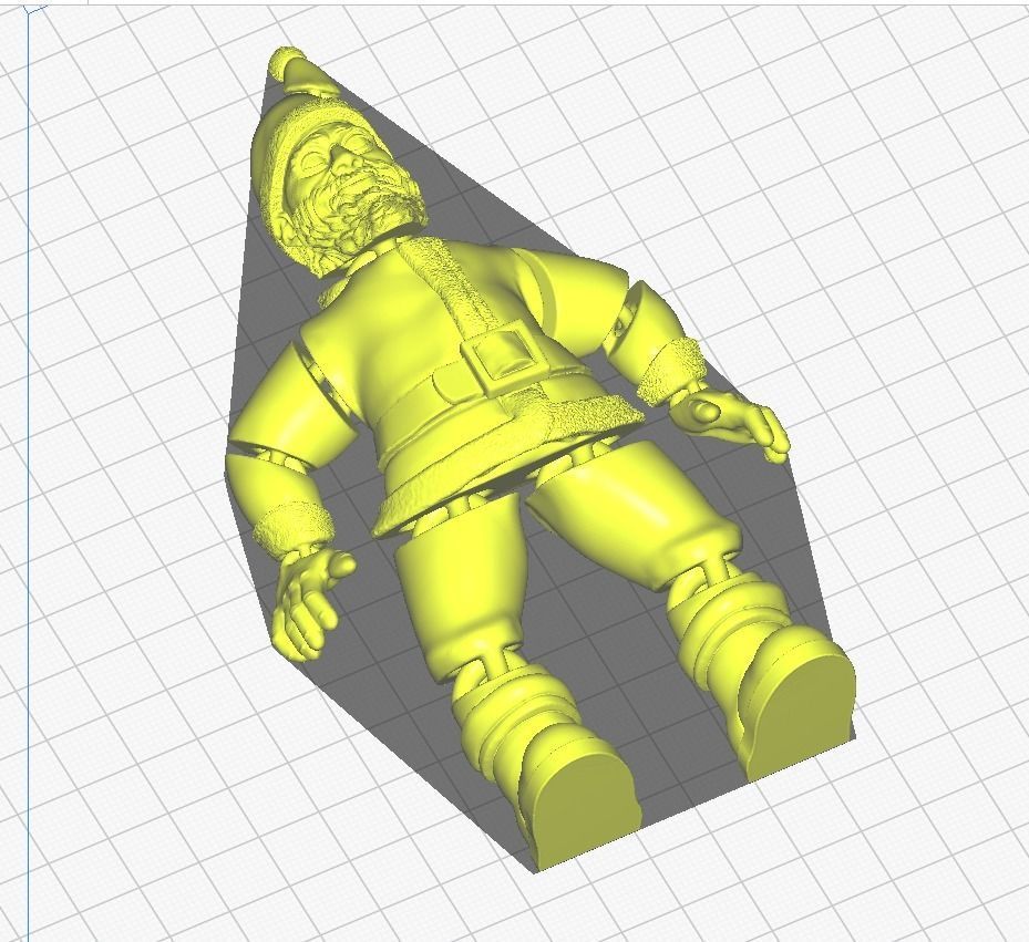 ARTICULATED SANTA CLAUS 3D print model_4