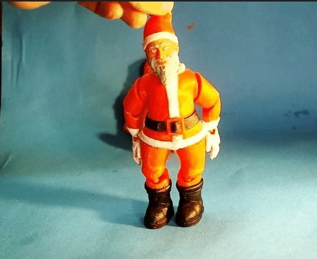 ARTICULATED SANTA CLAUS 3D print model_1