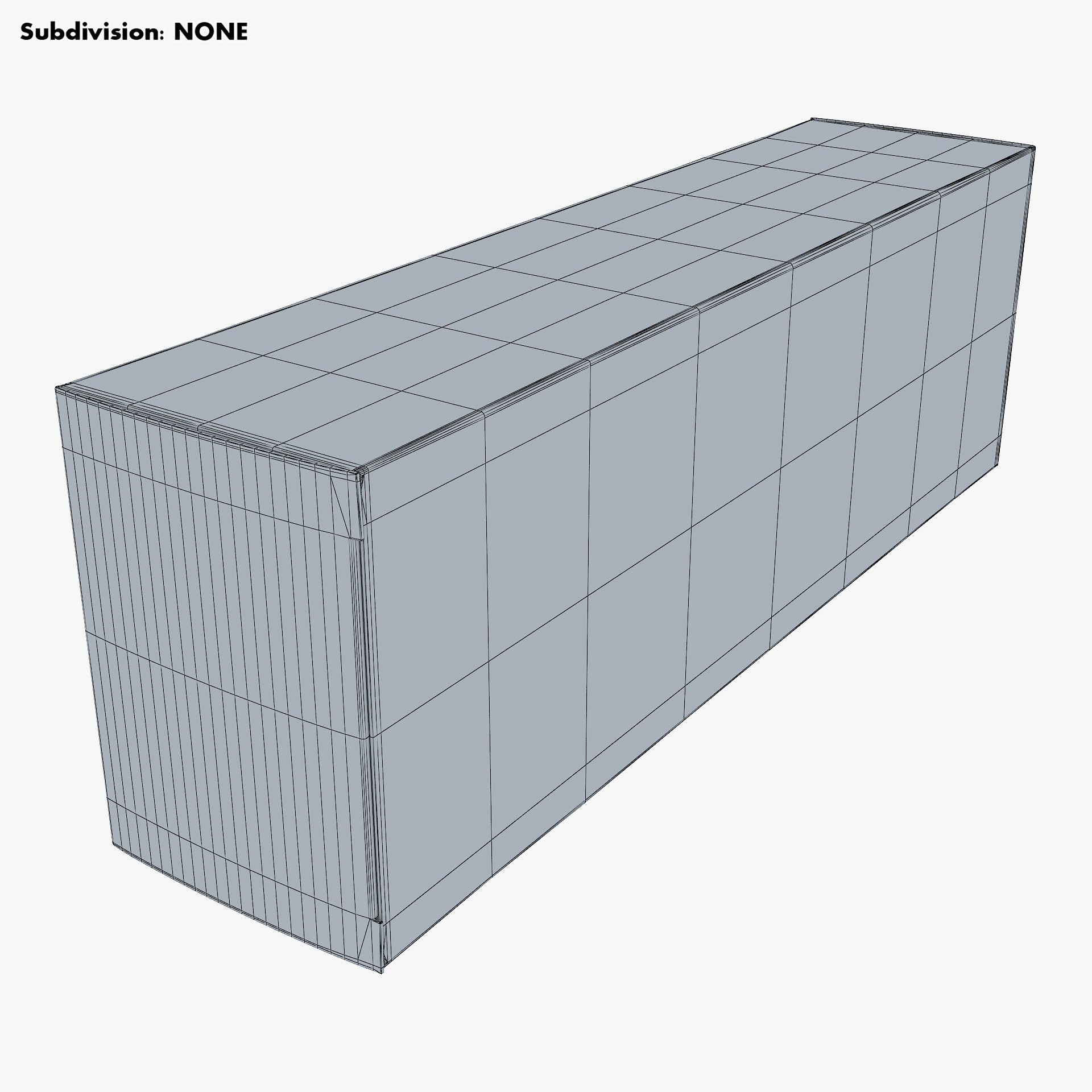 Package Cardboard Box M 1 3D model_9