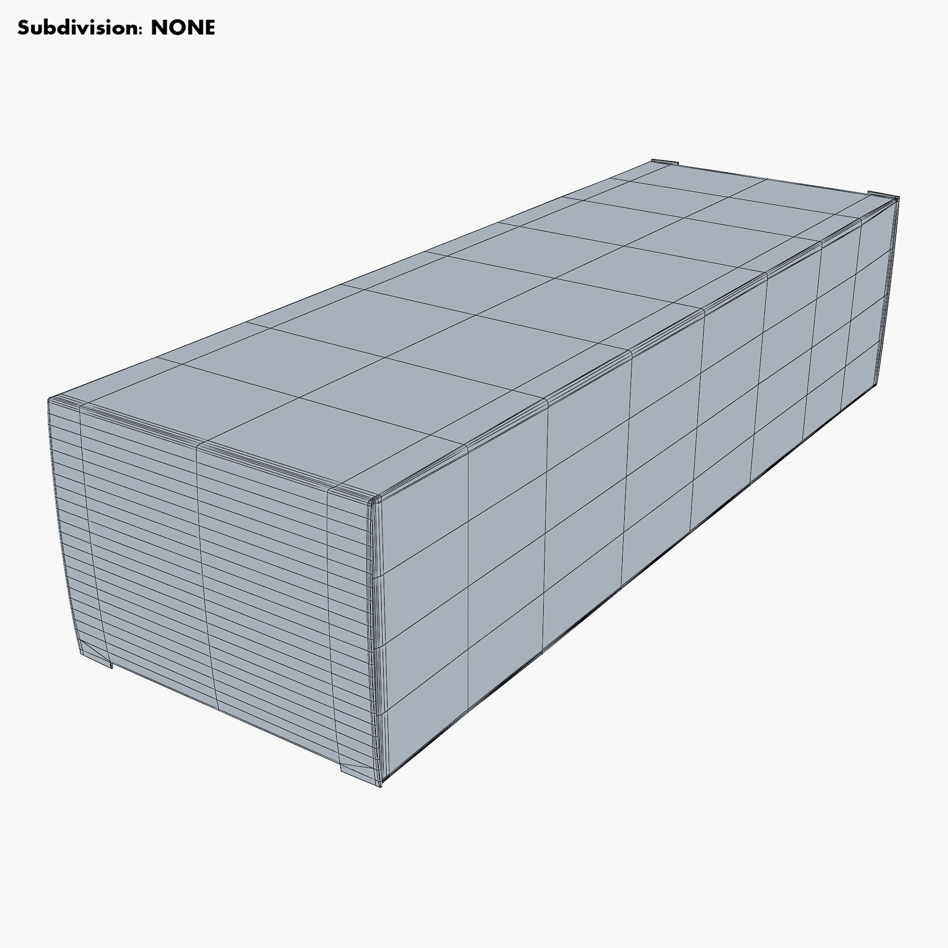 Package Cardboard Box M 1 3D model_8