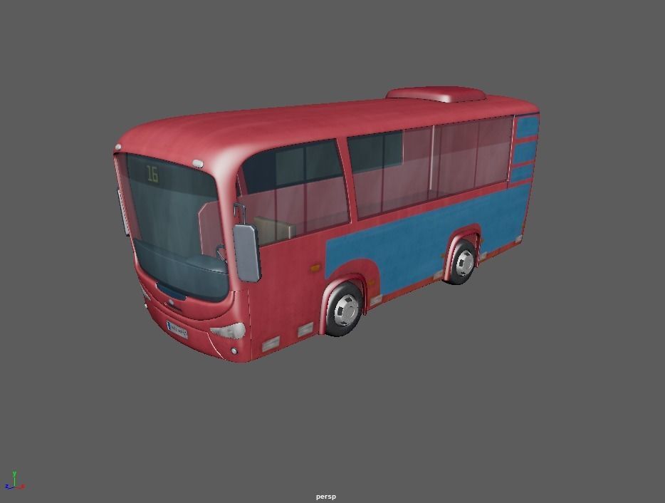 TOON Bus 02 3D model_1