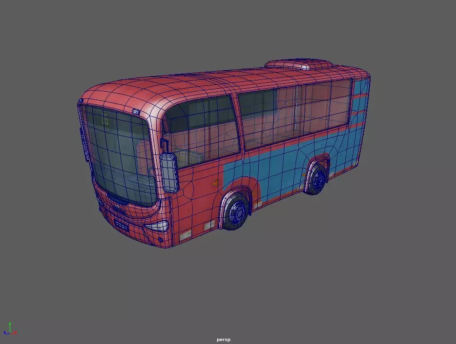 TOON Bus 02 3D model_0