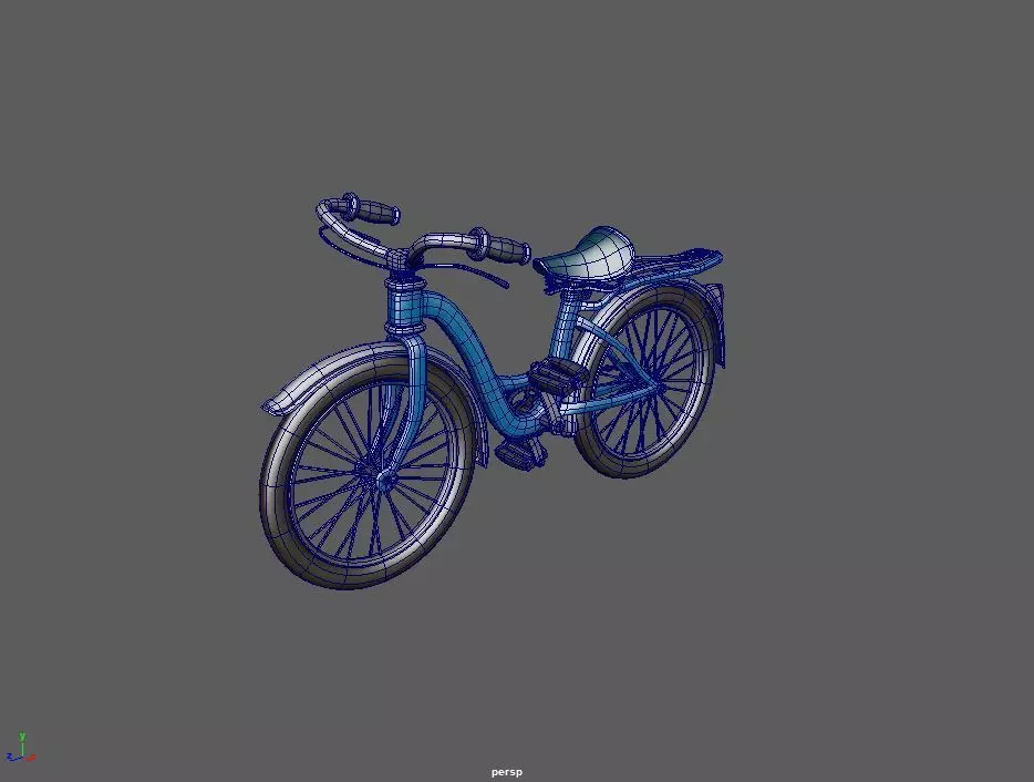 TOON Bicycle  3D model_0