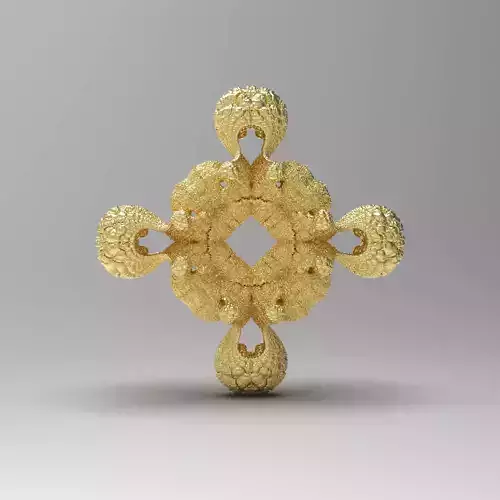 Fractal Kleinian - 4 Fold 3D print model