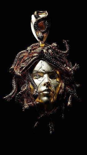 Medusa pendant 3D print model