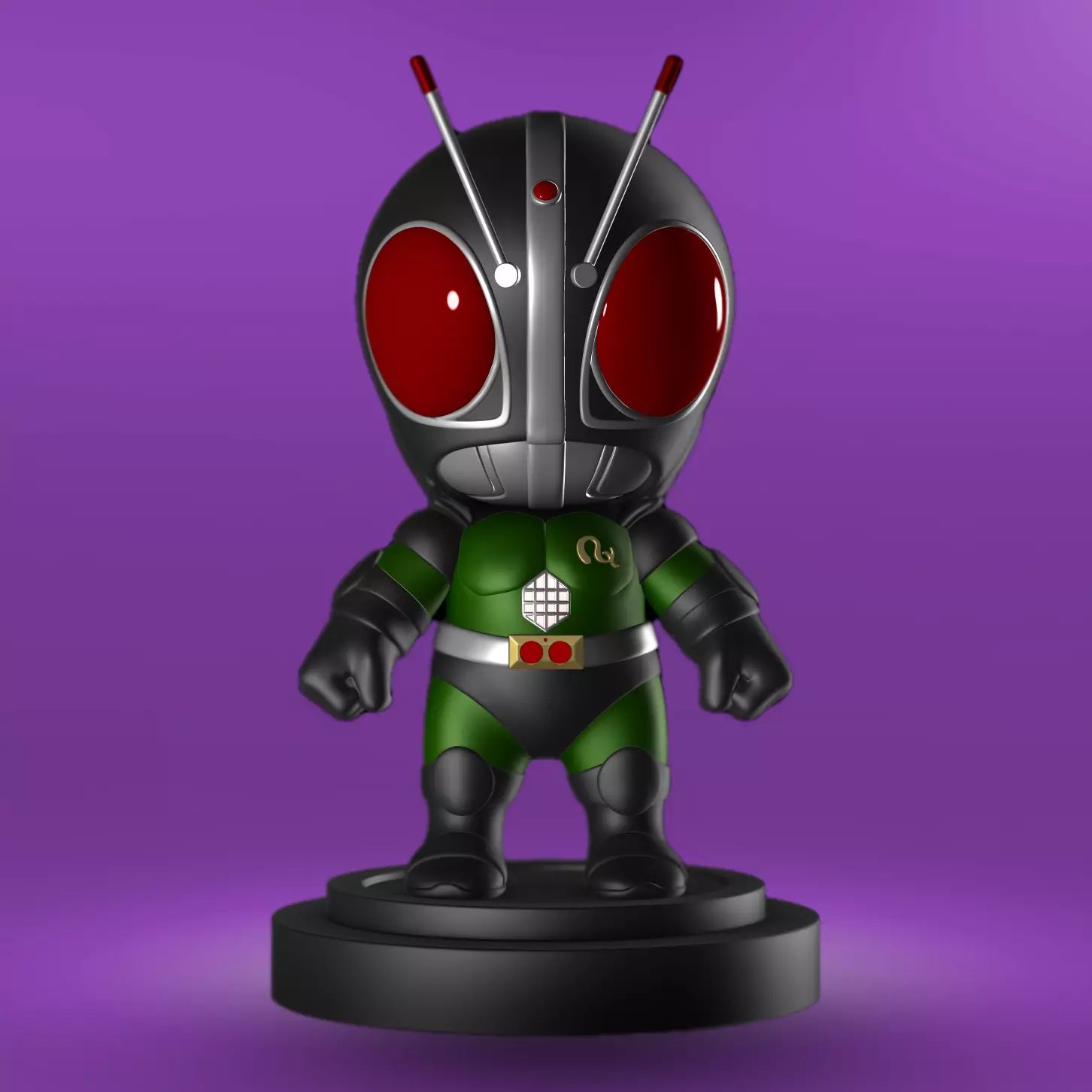 FOFUXO KAMEN RIDER BLACK RX 3D print model_0