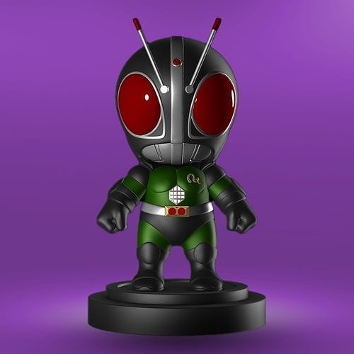 FOFUXO KAMEN RIDER BLACK RX 3D print model