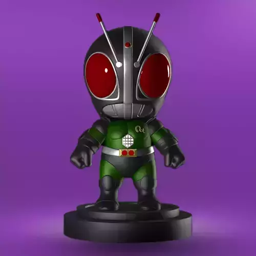 FOFUXO KAMEN RIDER BLACK RX 3D print model
