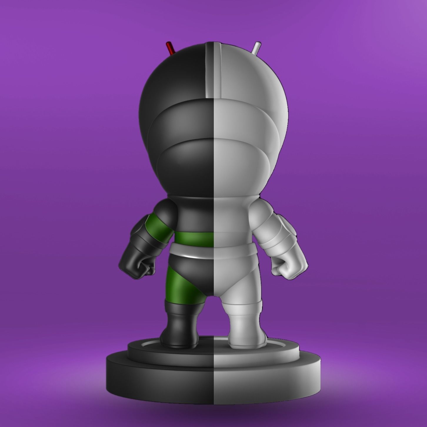 FOFUXO KAMEN RIDER BLACK RX 3D print model_3