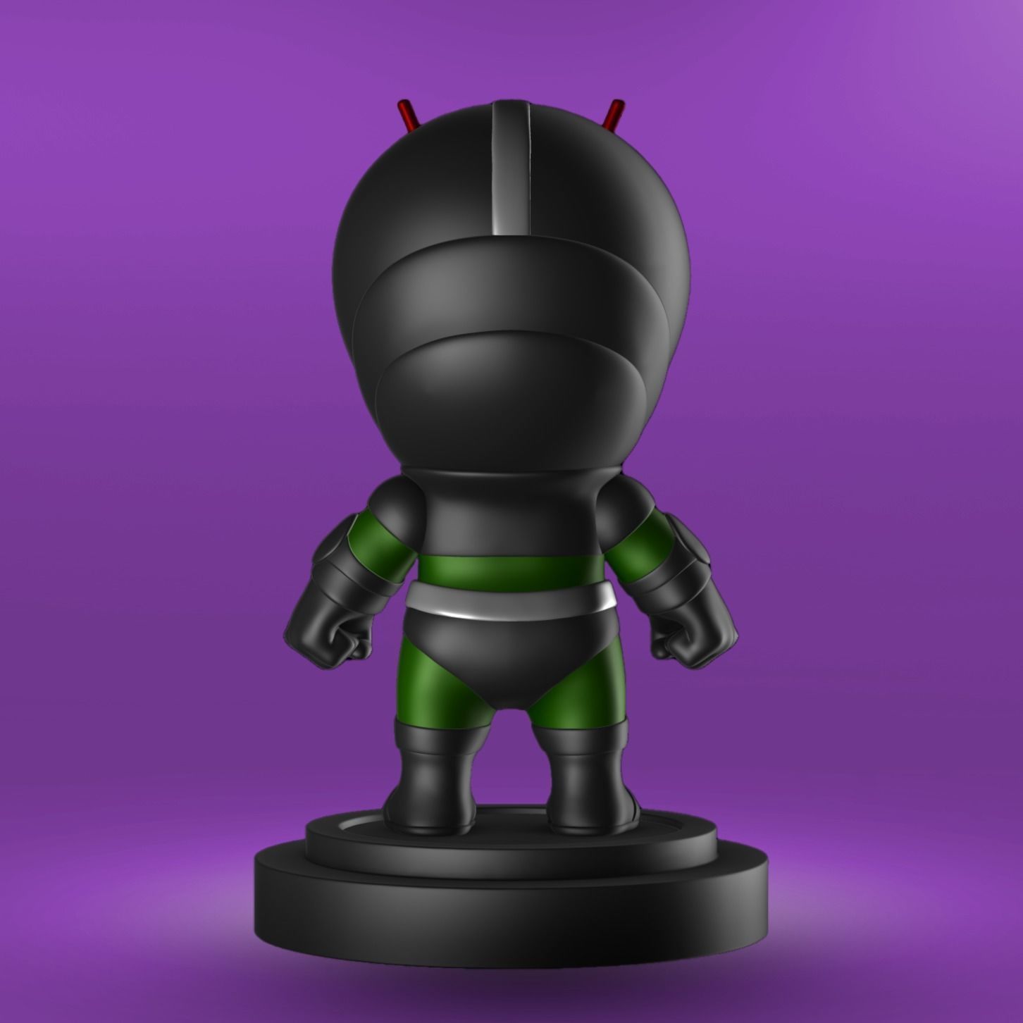 FOFUXO KAMEN RIDER BLACK RX 3D print model_1