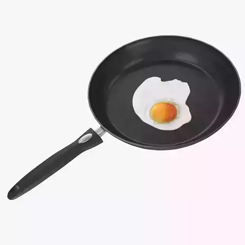Pan with Fried Egg