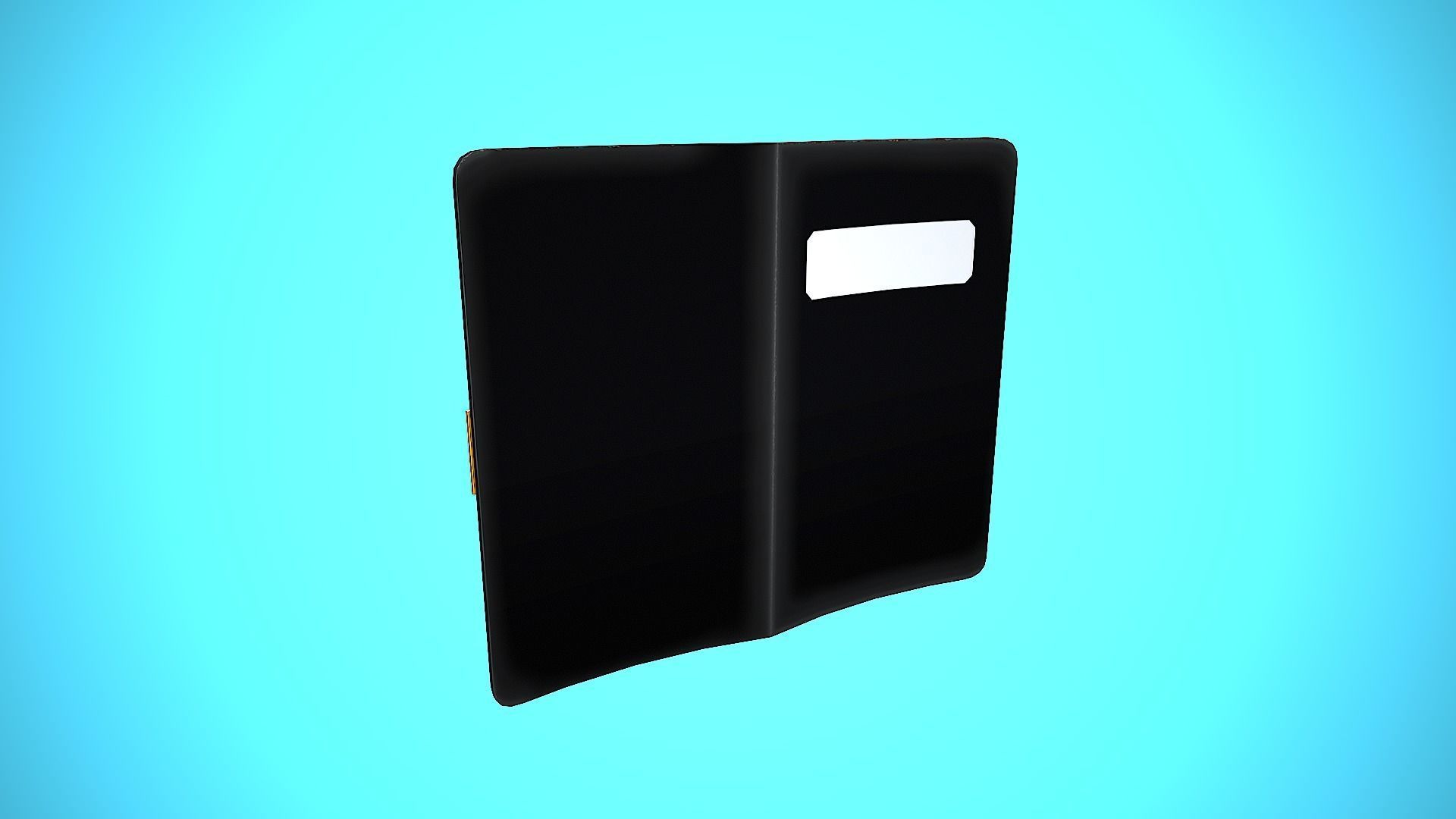 DIARY BOOK CARTOON STYLIZED Low-poly 3D model_10