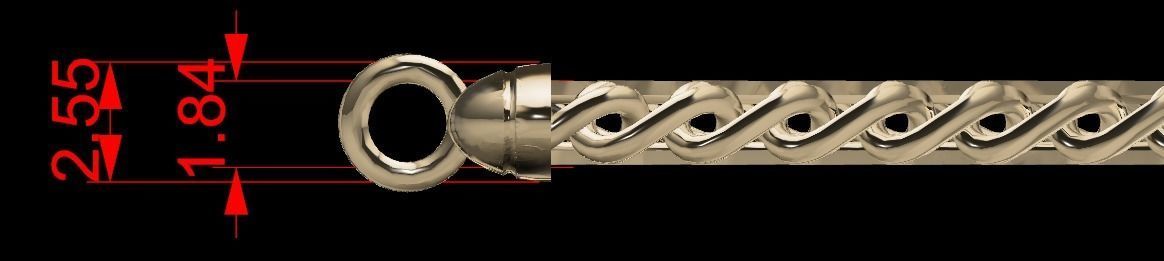 NEW CHILDRENS BRACELET-ZA01 3D print model_5