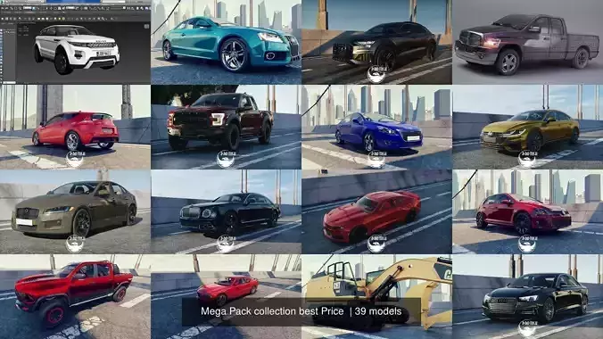 Mega Pack collection 40 cars  