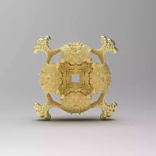 Fractal Kleinian - 4 fold 3D print model