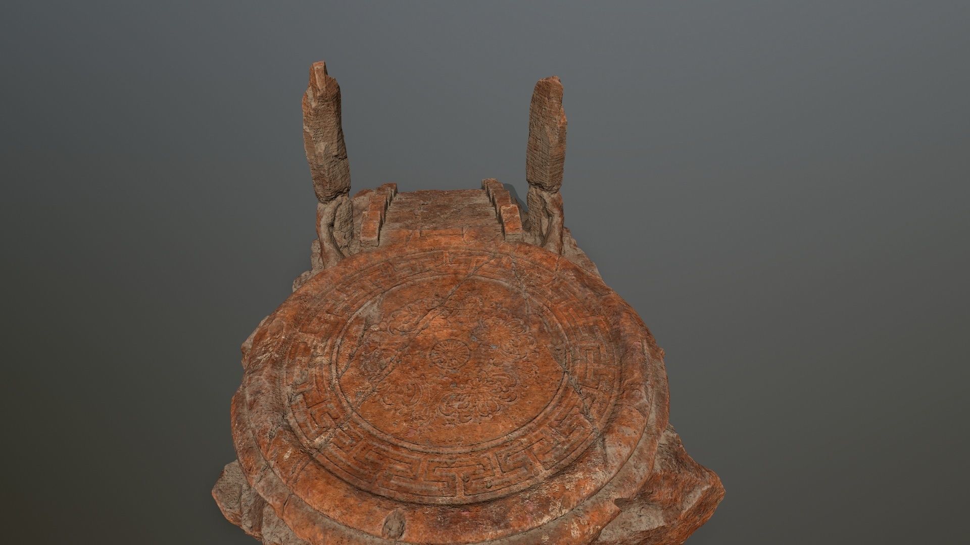 temple Low-poly 3D model_14