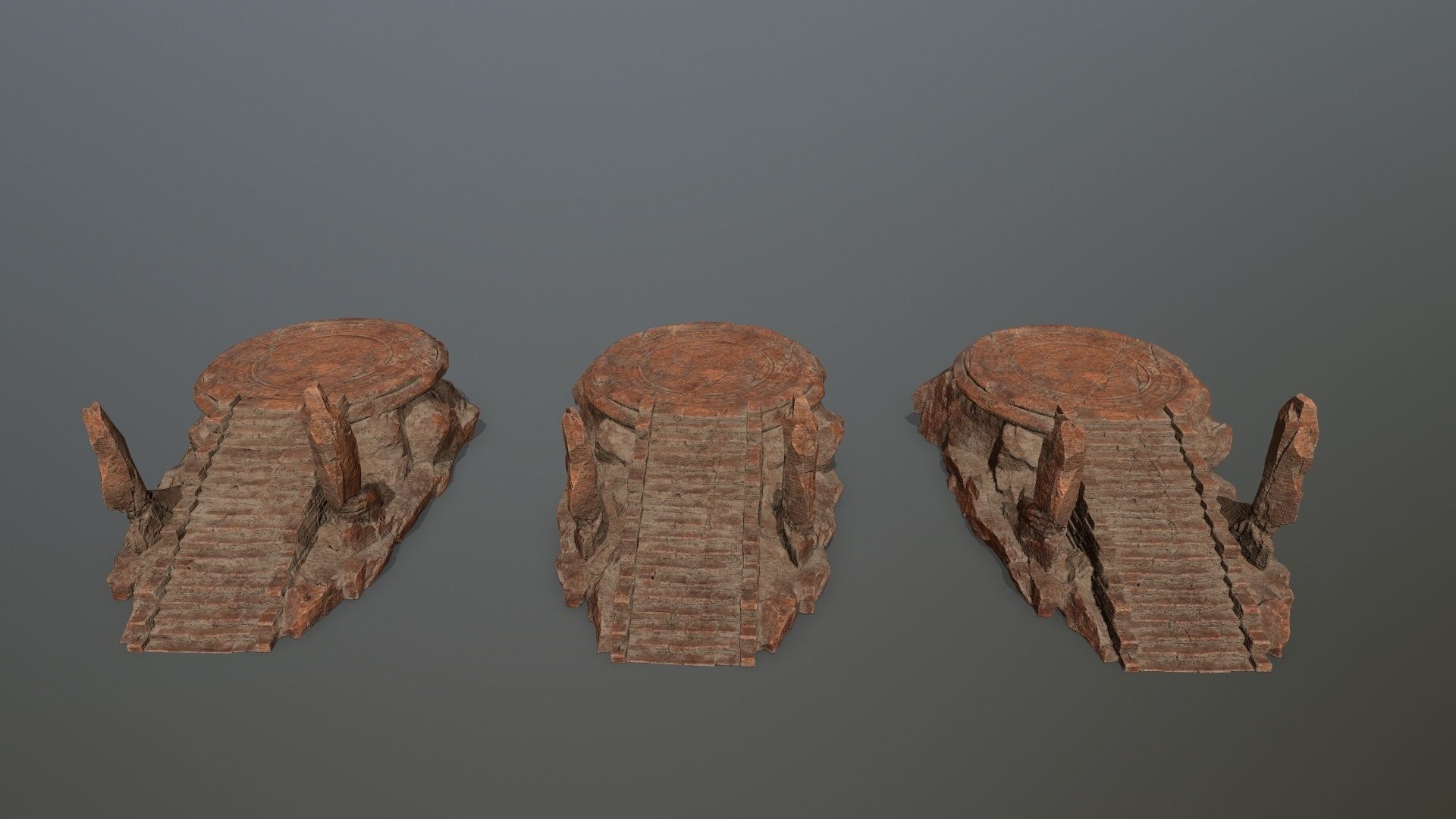 temple Low-poly 3D model_15