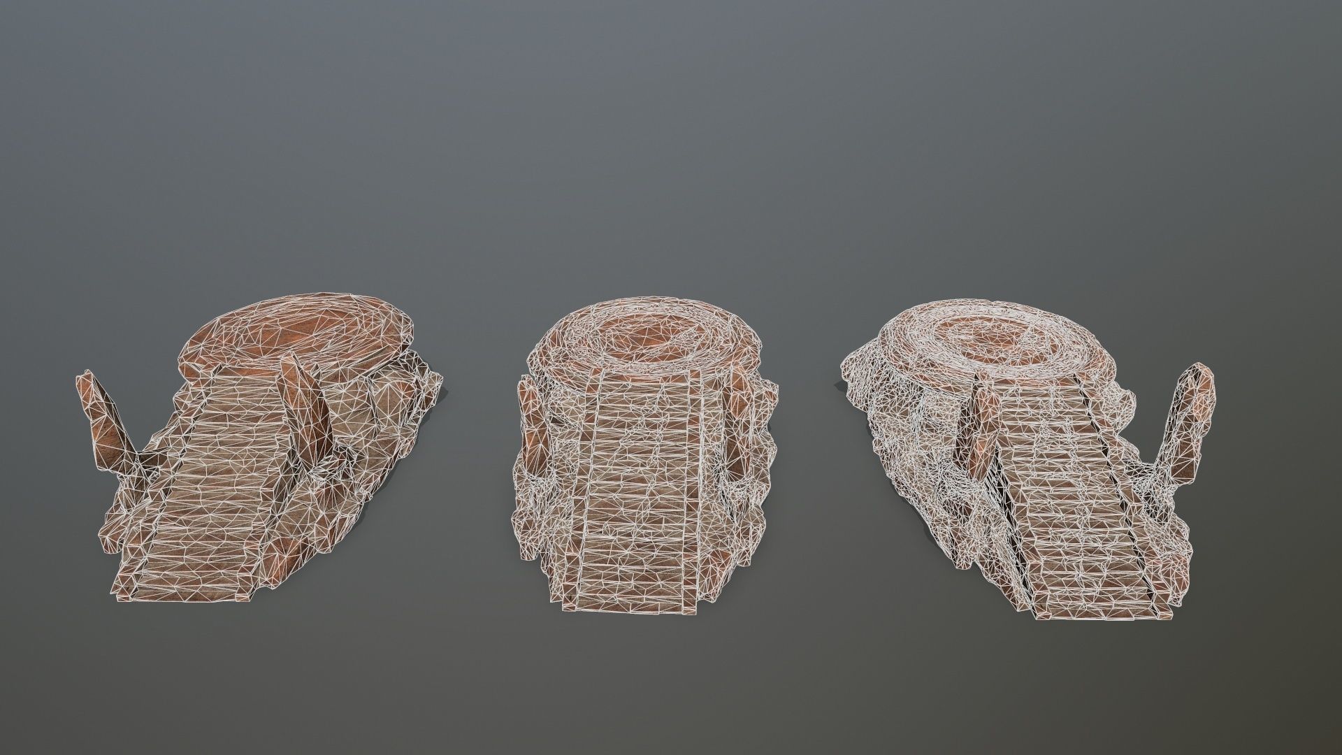 temple Low-poly 3D model_16