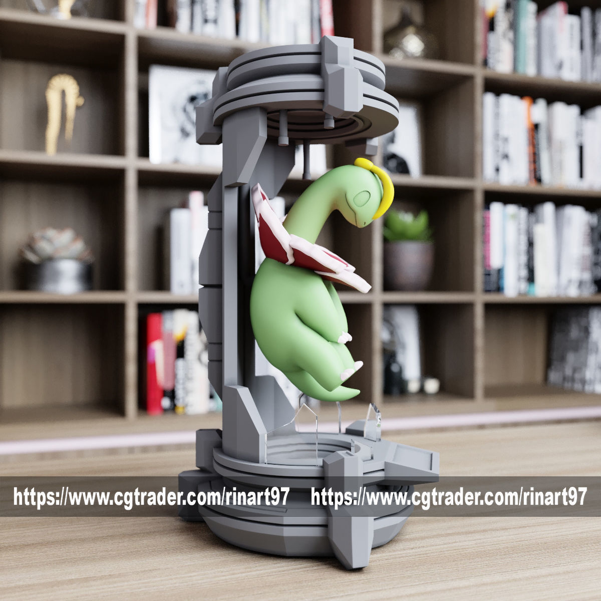 Meganium in the lab from pokemon 3D model 3D printable | CGTrader