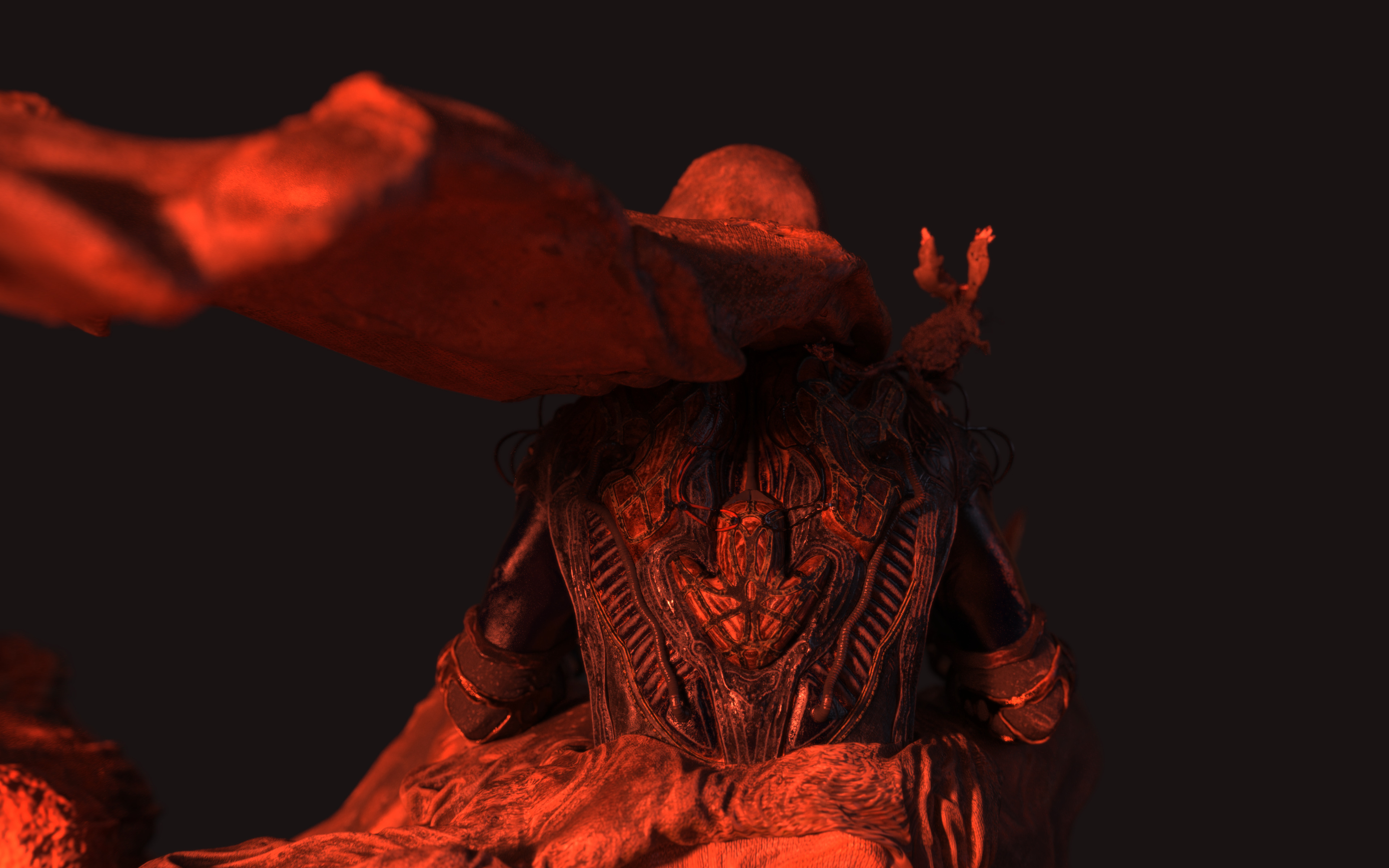 DUNE - MuadDib Paul Atreides - Arrakis Fremen - SCULPTURE 3D print model_16