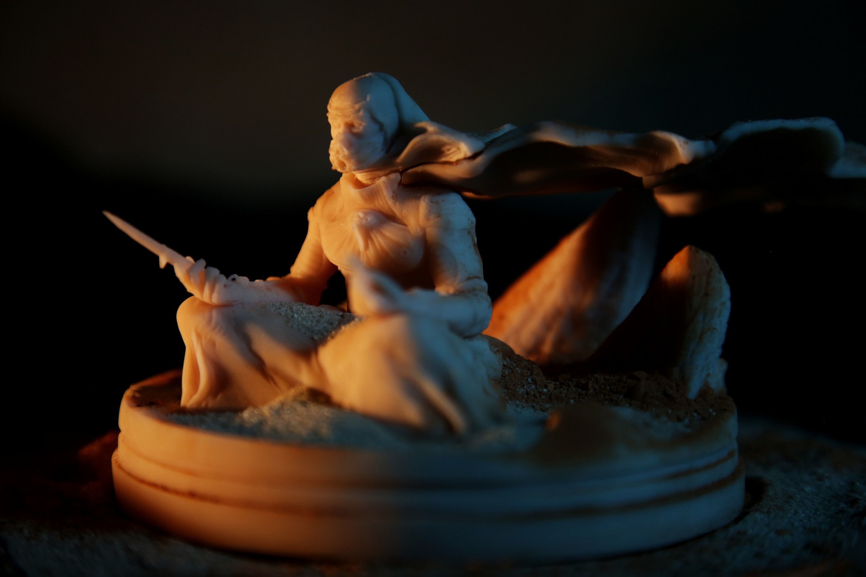 DUNE - MuadDib Paul Atreides - Arrakis Fremen - SCULPTURE 3D print model_33
