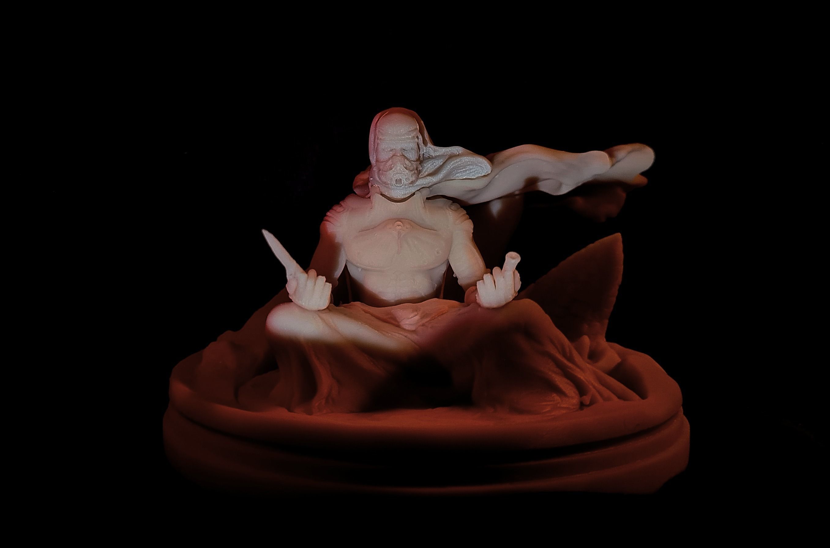 DUNE - MuadDib Paul Atreides - Arrakis Fremen - SCULPTURE 3D print model_17