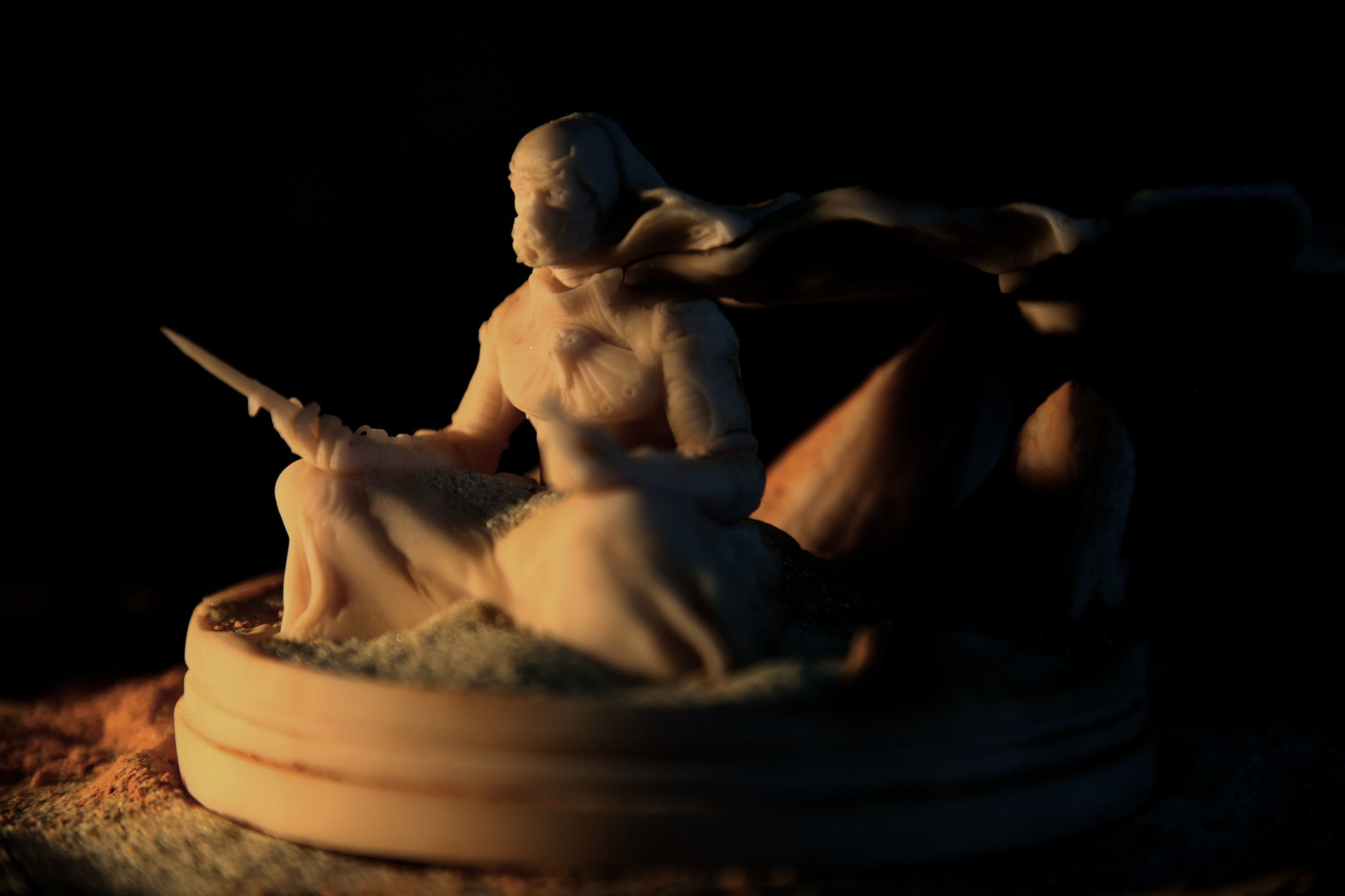 DUNE - MuadDib Paul Atreides - Arrakis Fremen - SCULPTURE 3D print model_30