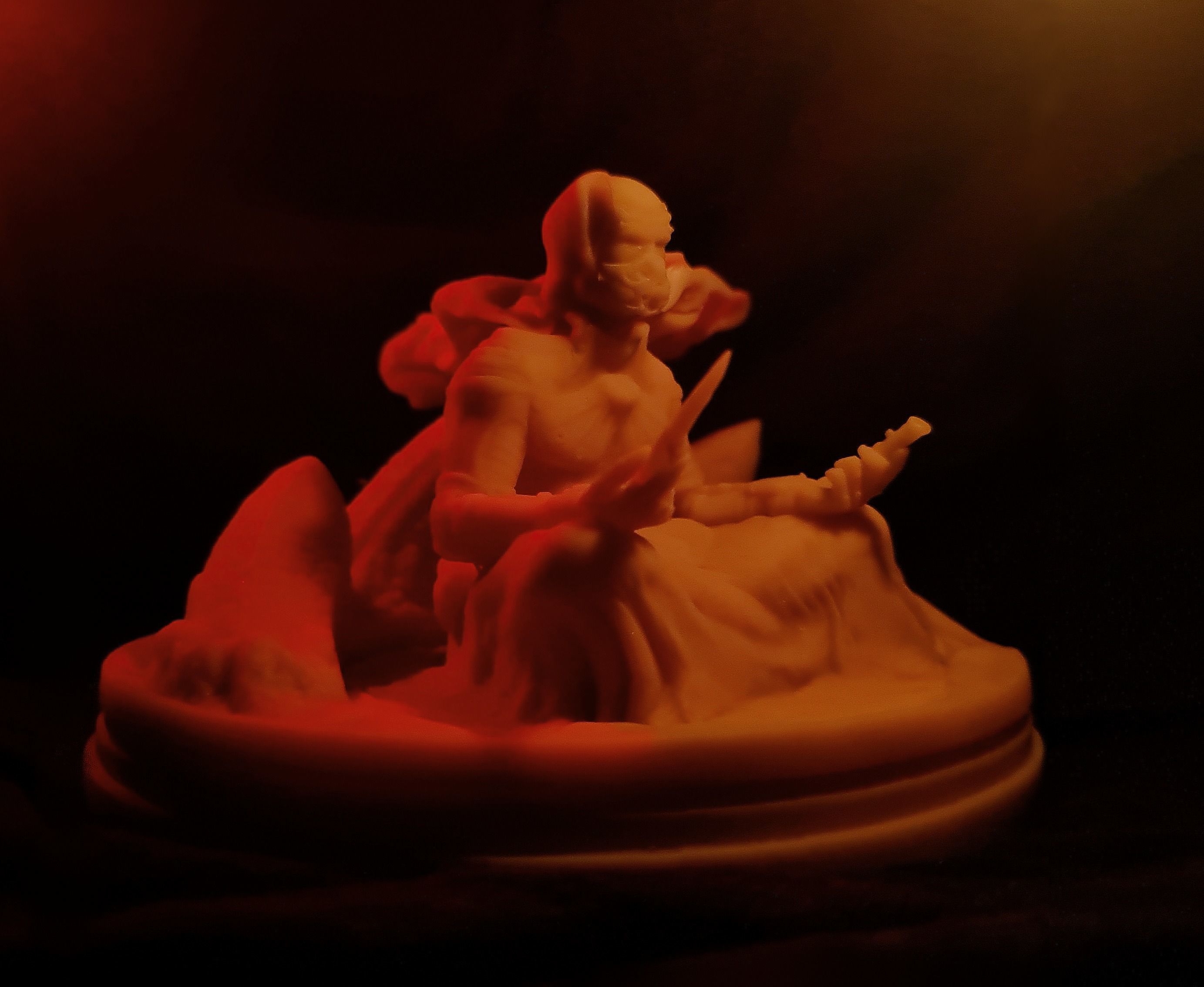 DUNE - MuadDib Paul Atreides - Arrakis Fremen - SCULPTURE 3D print model_13