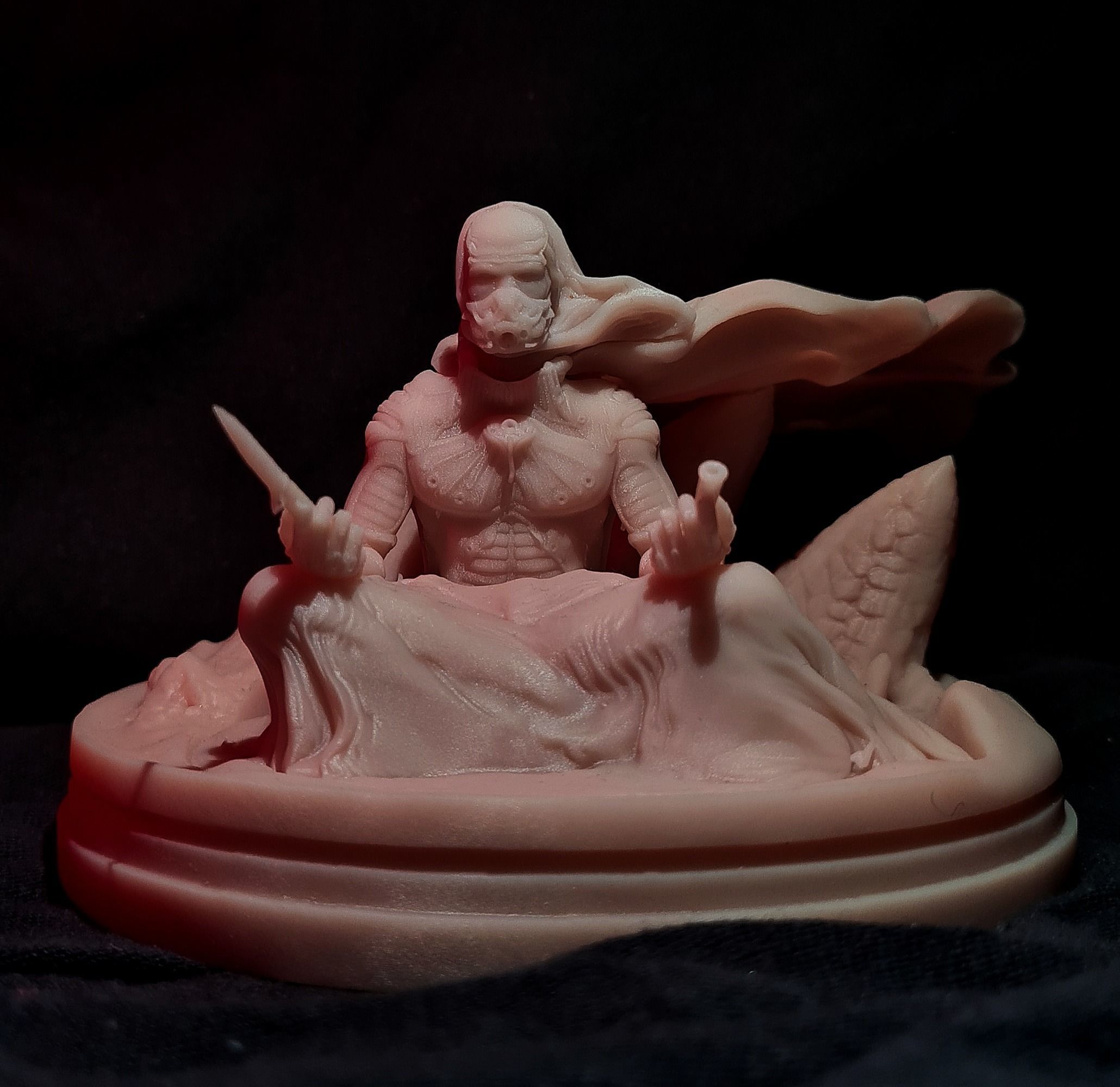 DUNE - MuadDib Paul Atreides - Arrakis Fremen - SCULPTURE 3D print model_15